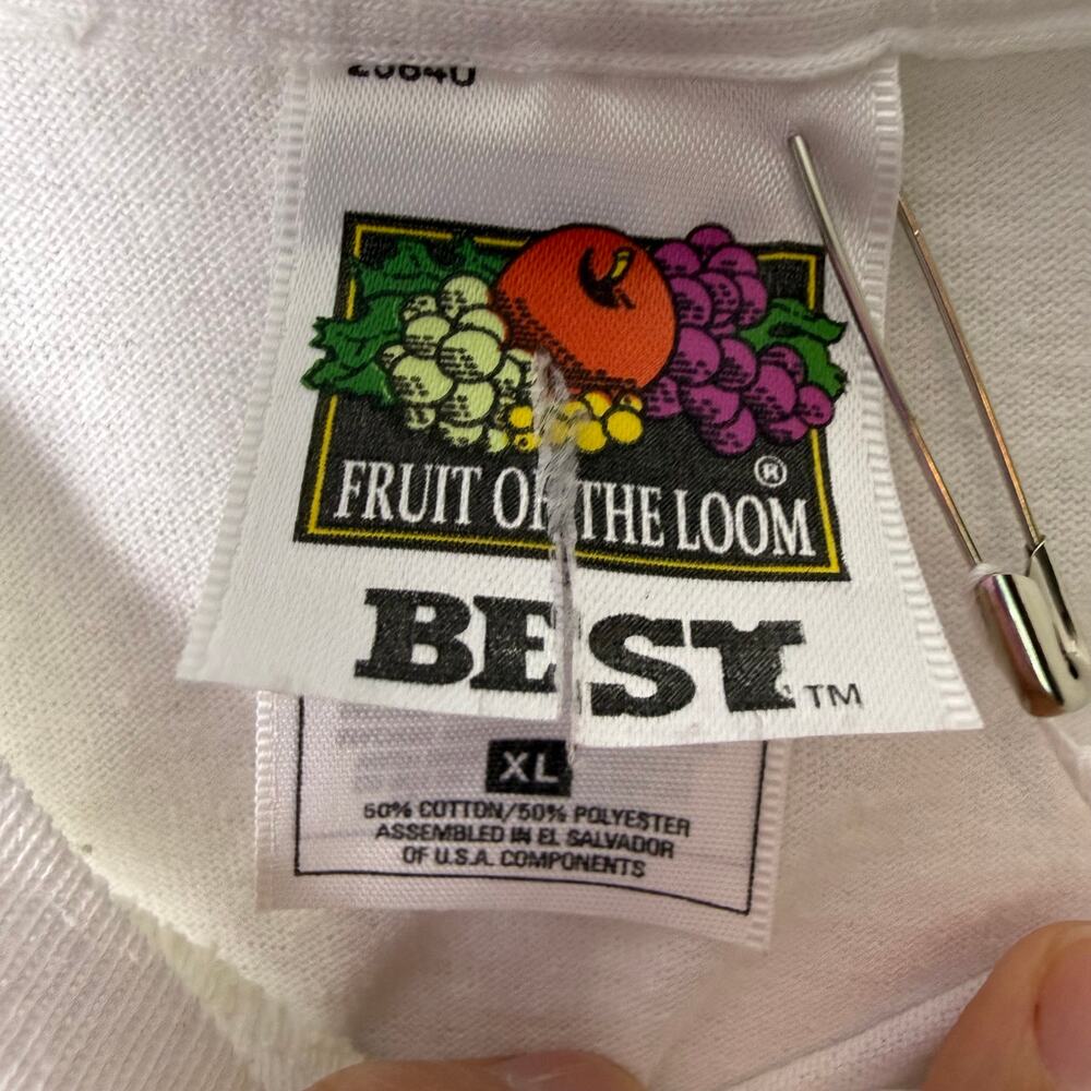 Vintage Fruit Of The Loom Y2K Wolf Tee Shirt Xl - Picture 3 of 10